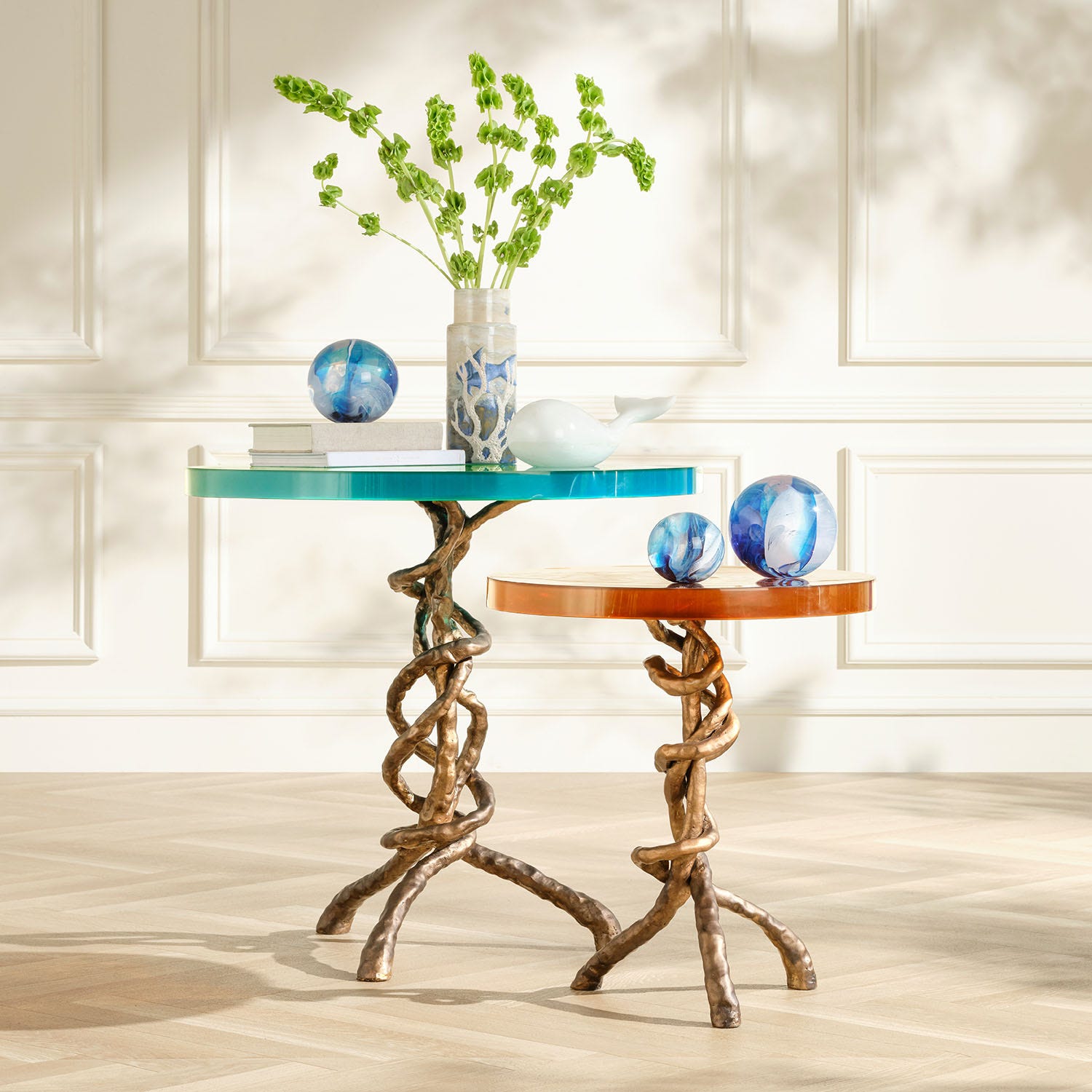 Coralie Two-Tier Vase - Set of 2