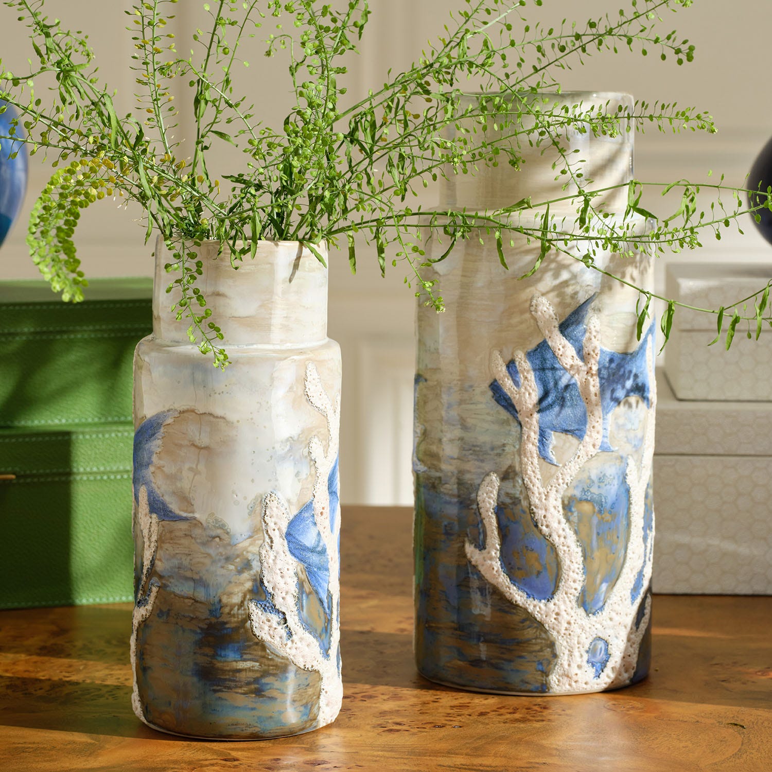 Coralie Two-Tier Vase - Set of 2