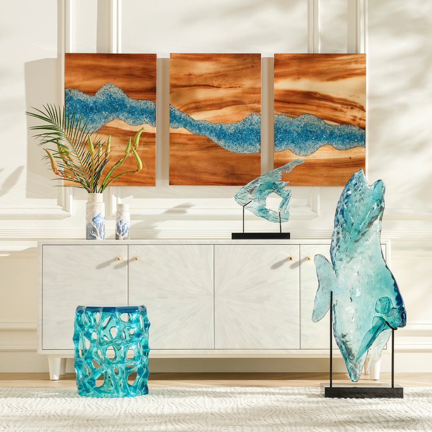 Coralie Two-Tier Vase - Set of 2