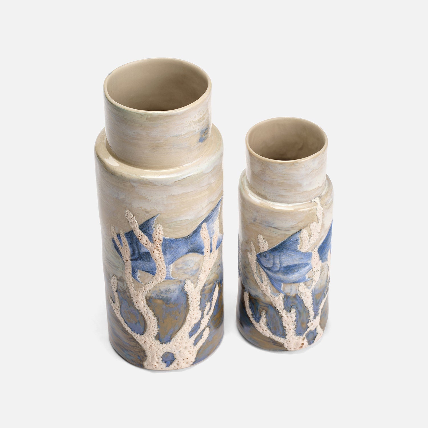 Coralie Two-Tier Vase - Set of 2