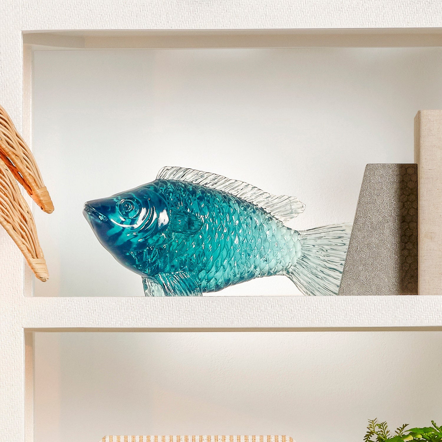 Crawford Resin Fish Sculpture - Set of 2