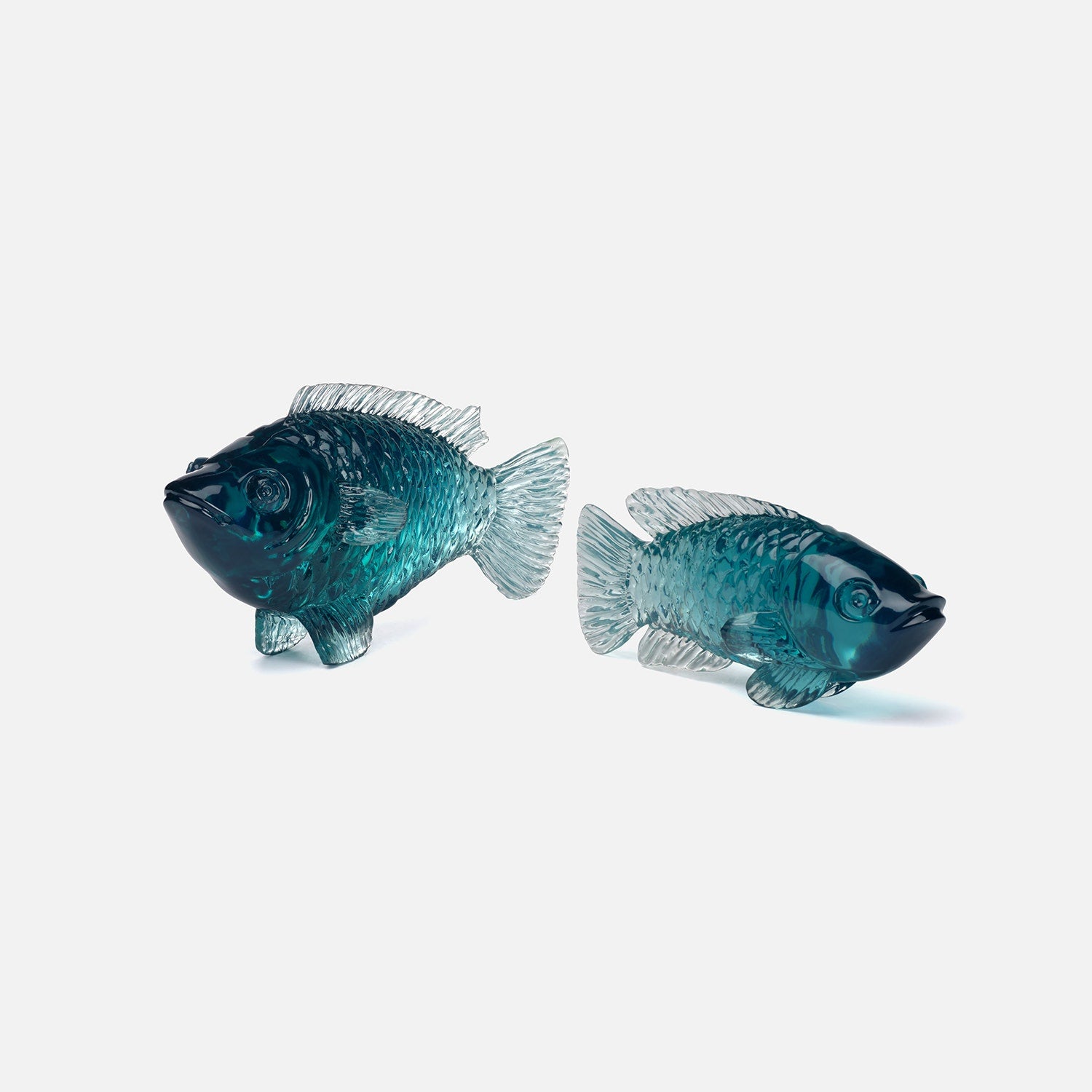 Crawford Resin Fish Sculpture - Set of 2
