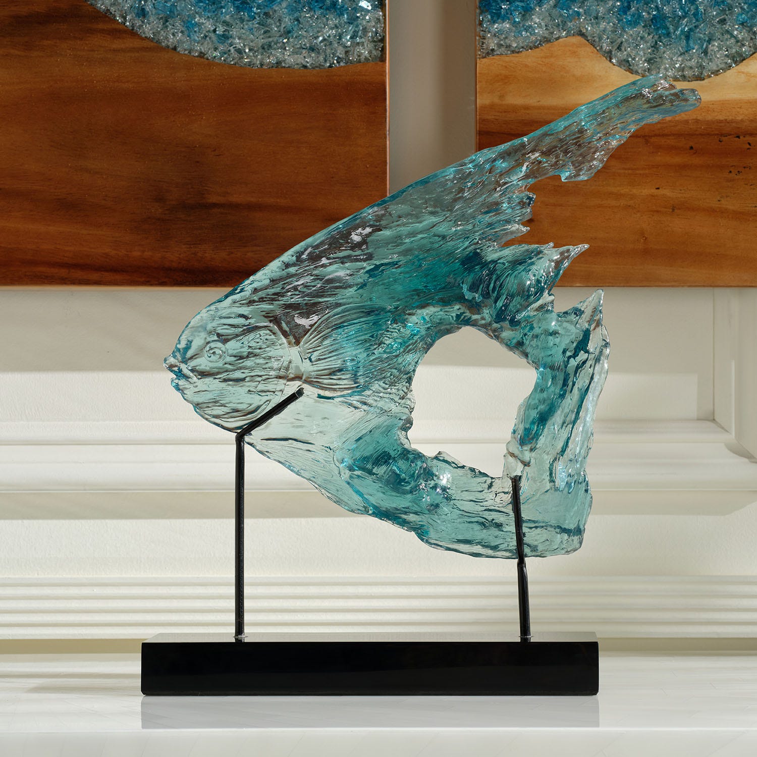 Eliam III Resin Fish Sculpture - Set of 3