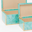 Erin Cracked Clamstone Box - Set of 2