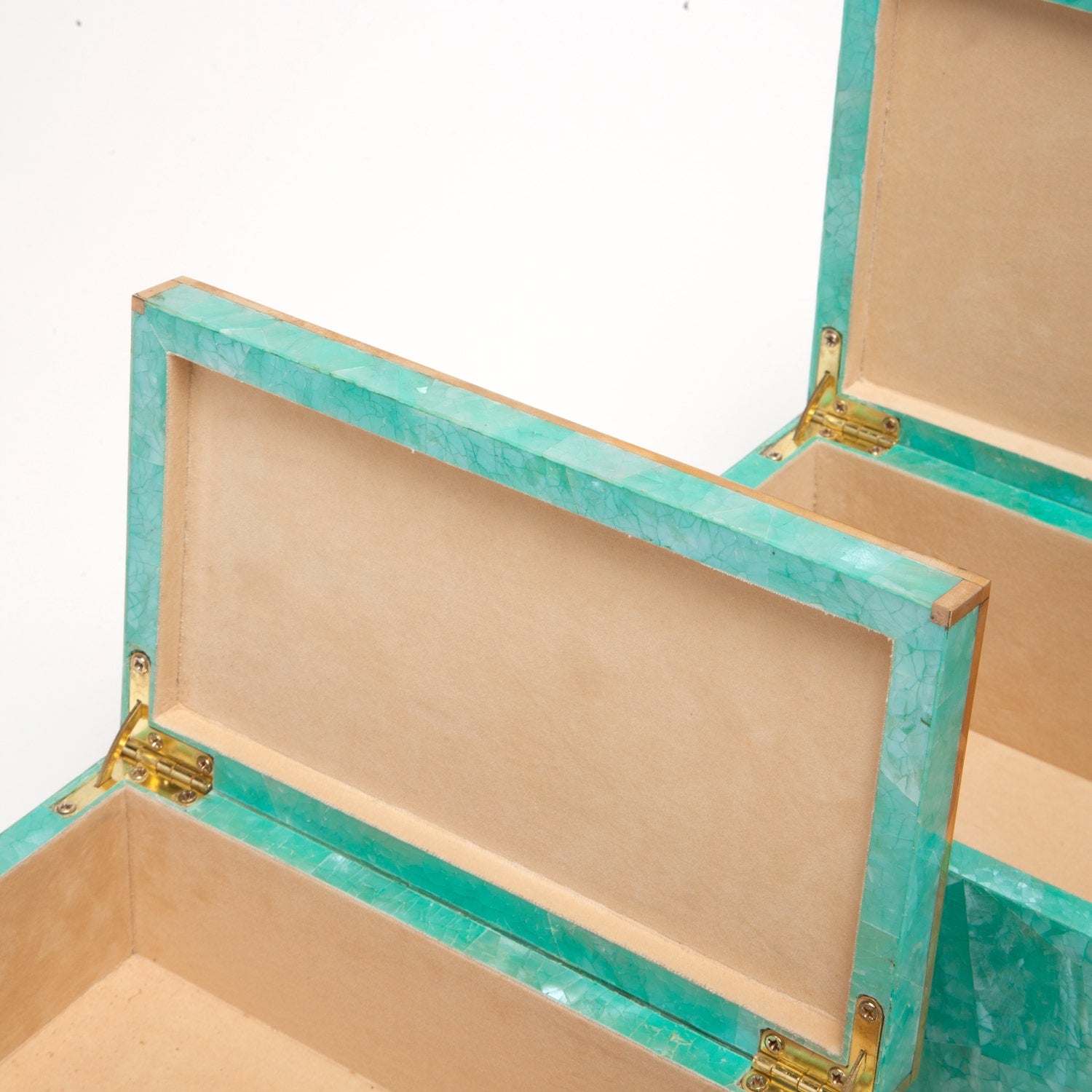 Erin Cracked Clamstone Box - Set of 2