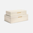 Grayson Faux Shagreen Box - Set of 2