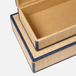Hammet Natural Raffia Decorative Box - Set of 2