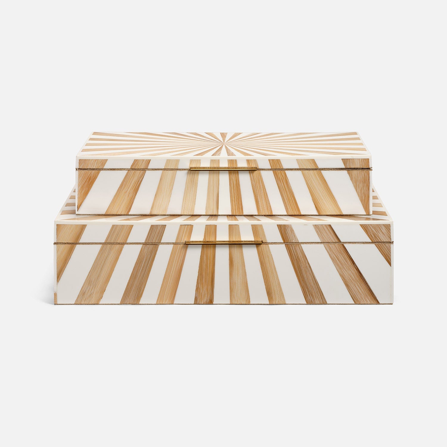 Madden Resin Bamboo Box - Set of 2
