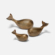 Norris Whale Sculpture - Set of 3