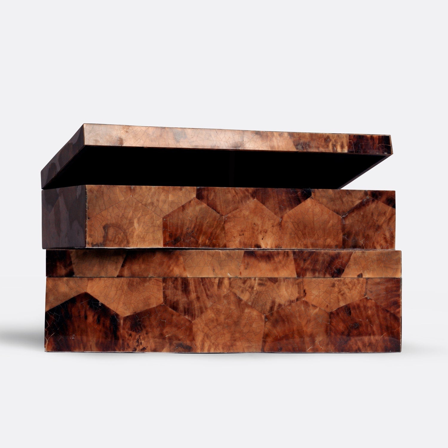 Palma Leaf Shell Box - Set of 2