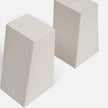 Rene Faux Shagreen Bookend Set