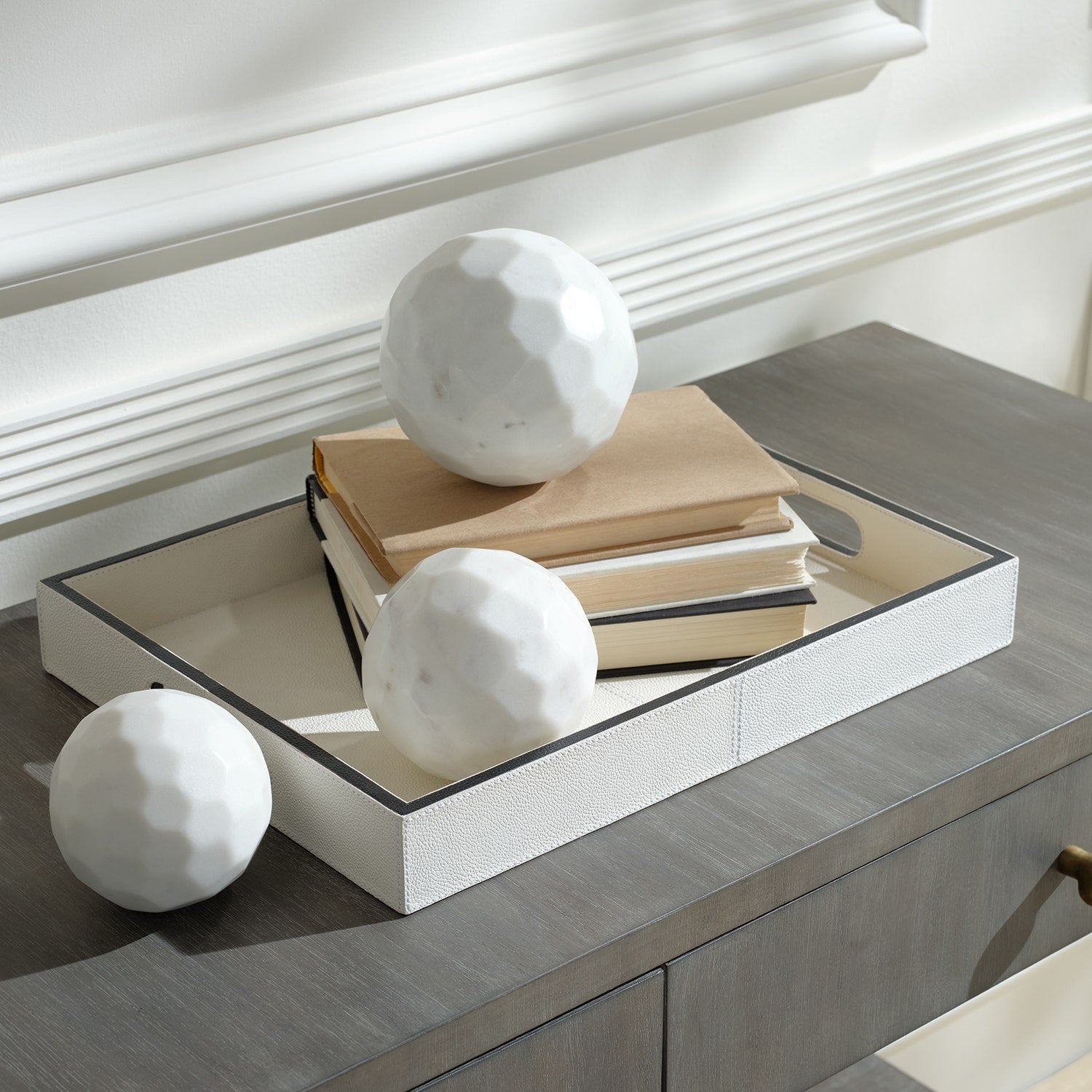 Saul Marble Golf Sculpture - Set of 3