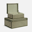 Sawyer Jute & Leather Box - Set of 2