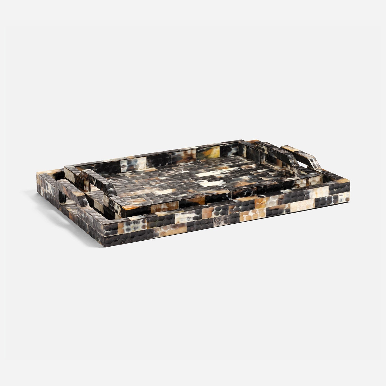Tucker Tiled Decorative Tray - Set of 2