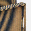 Winslow Striped Raffia Tray - Set of 2