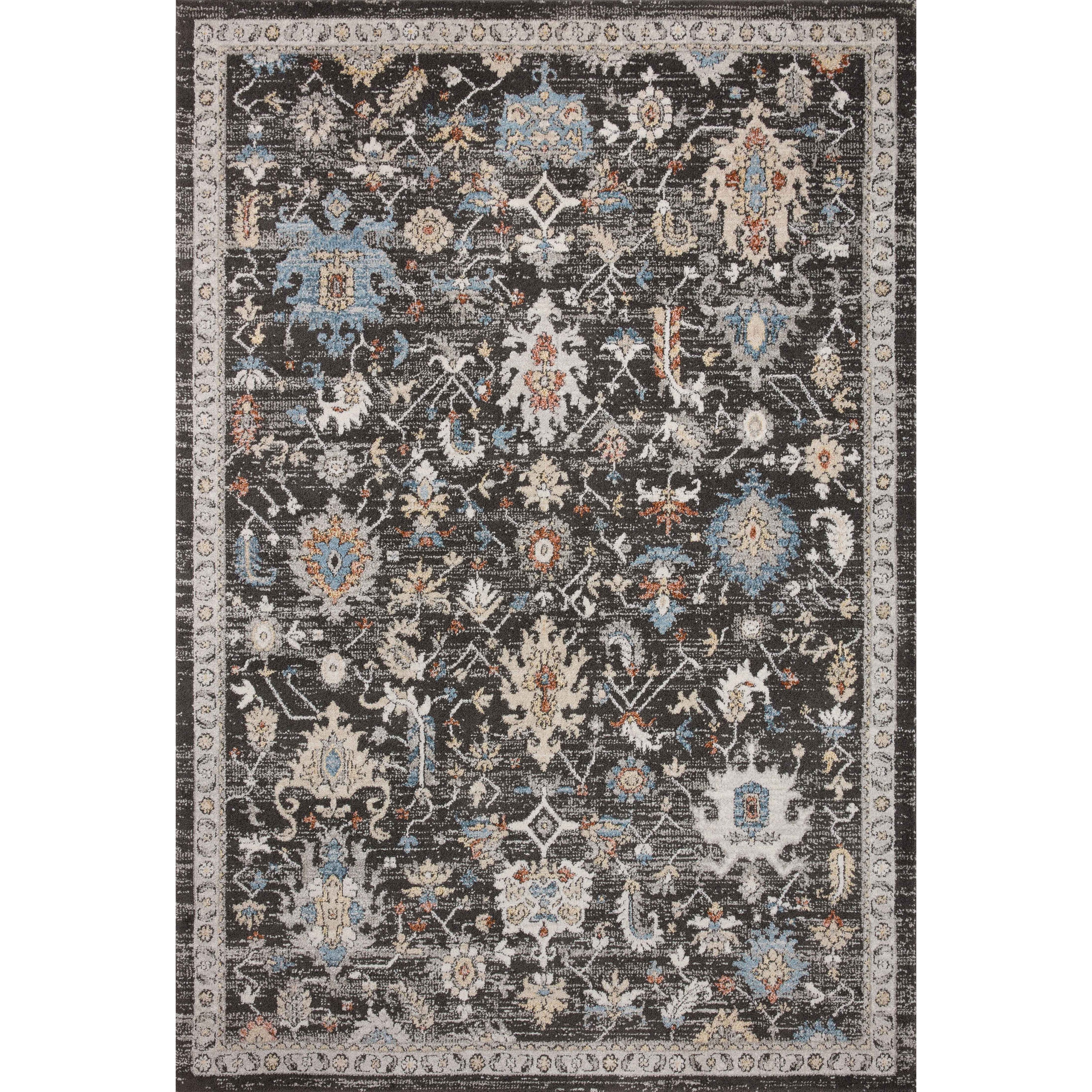 Loloi II Odette ODT-04 Charcoal / Multi Rug DC10