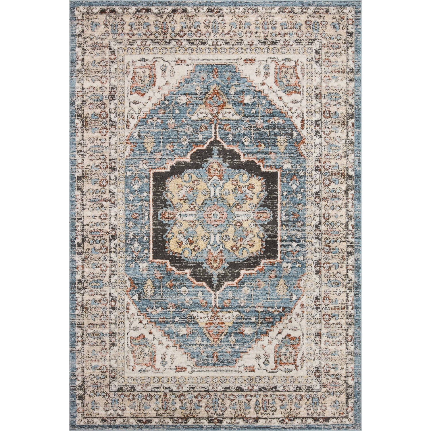 Loloi II Odette ODT-06 Sky / Multi Rug DC10