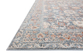 Loloi II Odette ODT-07 Sky / Rust Rug DC10