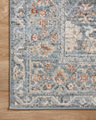 Loloi II Odette ODT-07 Sky / Rust Rug DC10
