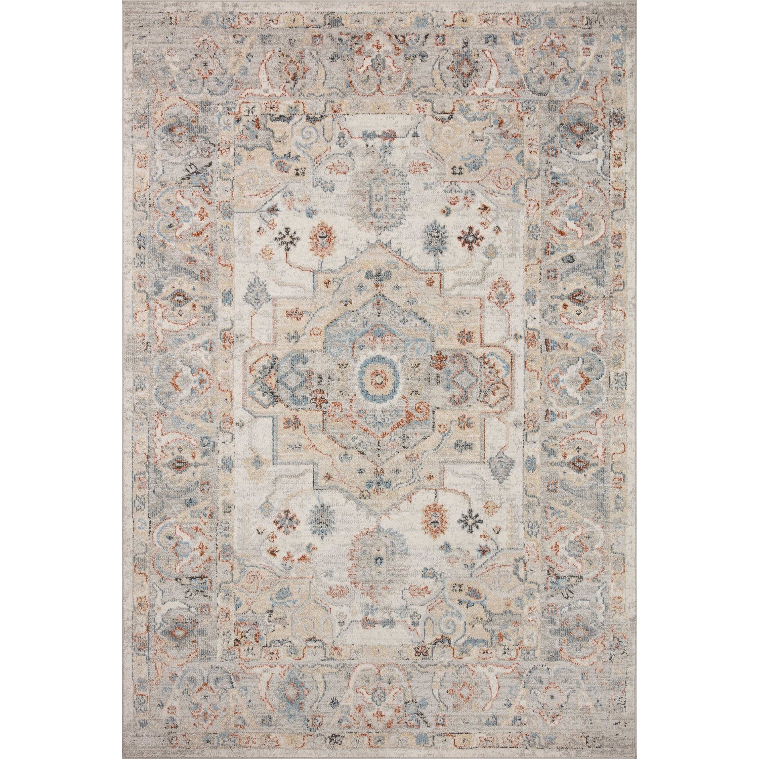 Loloi II Odette ODT-09 Ivory / Multi Rug DC10