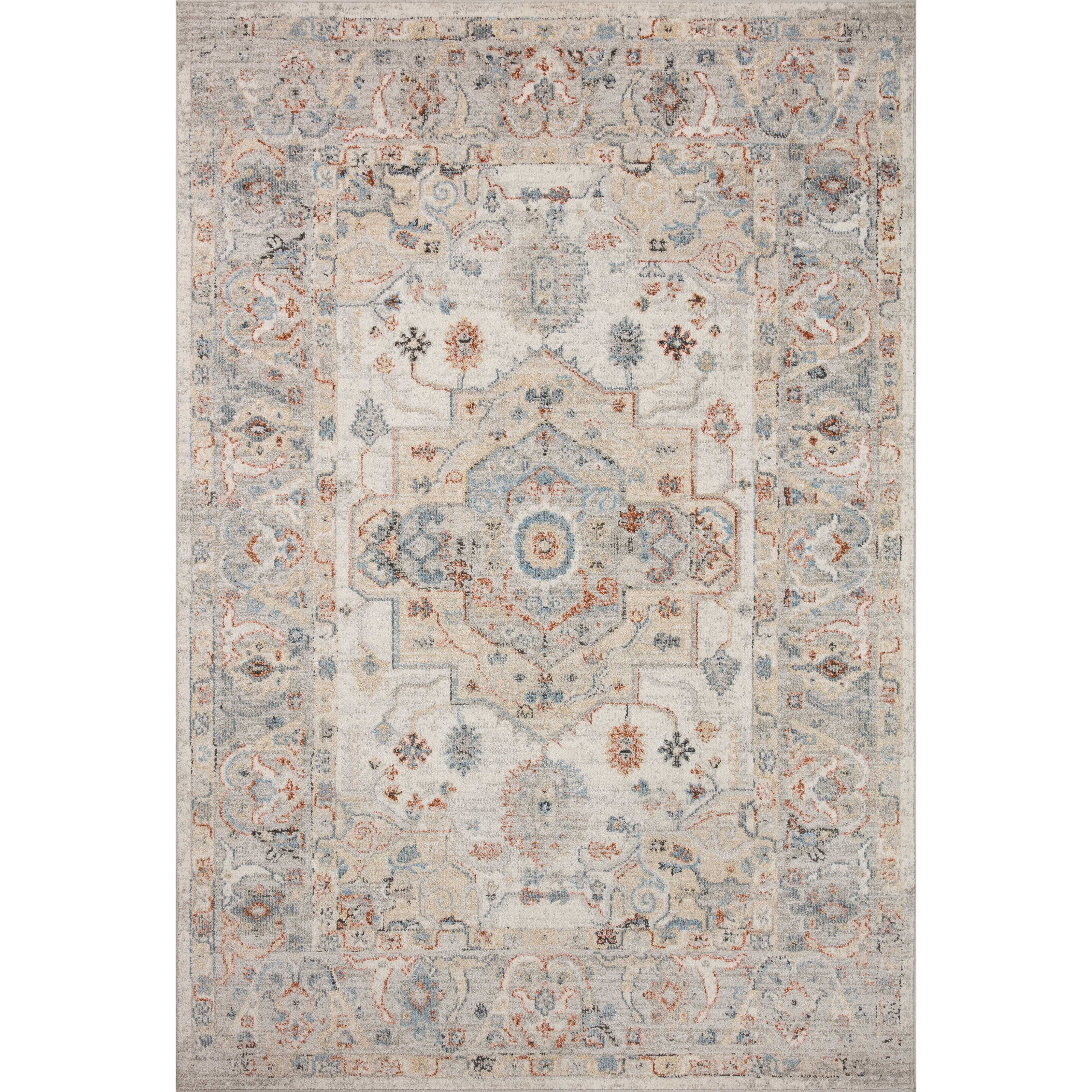 Loloi II Odette ODT-09 Ivory / Multi Rug DC10