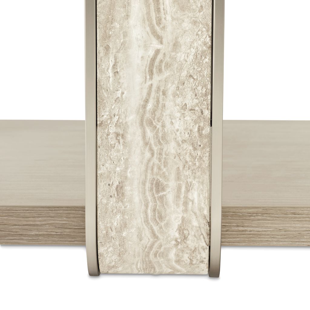 Michael Amini Lotus Bay Rectangular Cocktail Table - Sand
