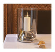 Christofle Oh De Christofle Stainless Steel Hurricane Candle Holder