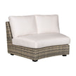 Vanguard Montclair Outdoor Small Curved Armless Loveseat