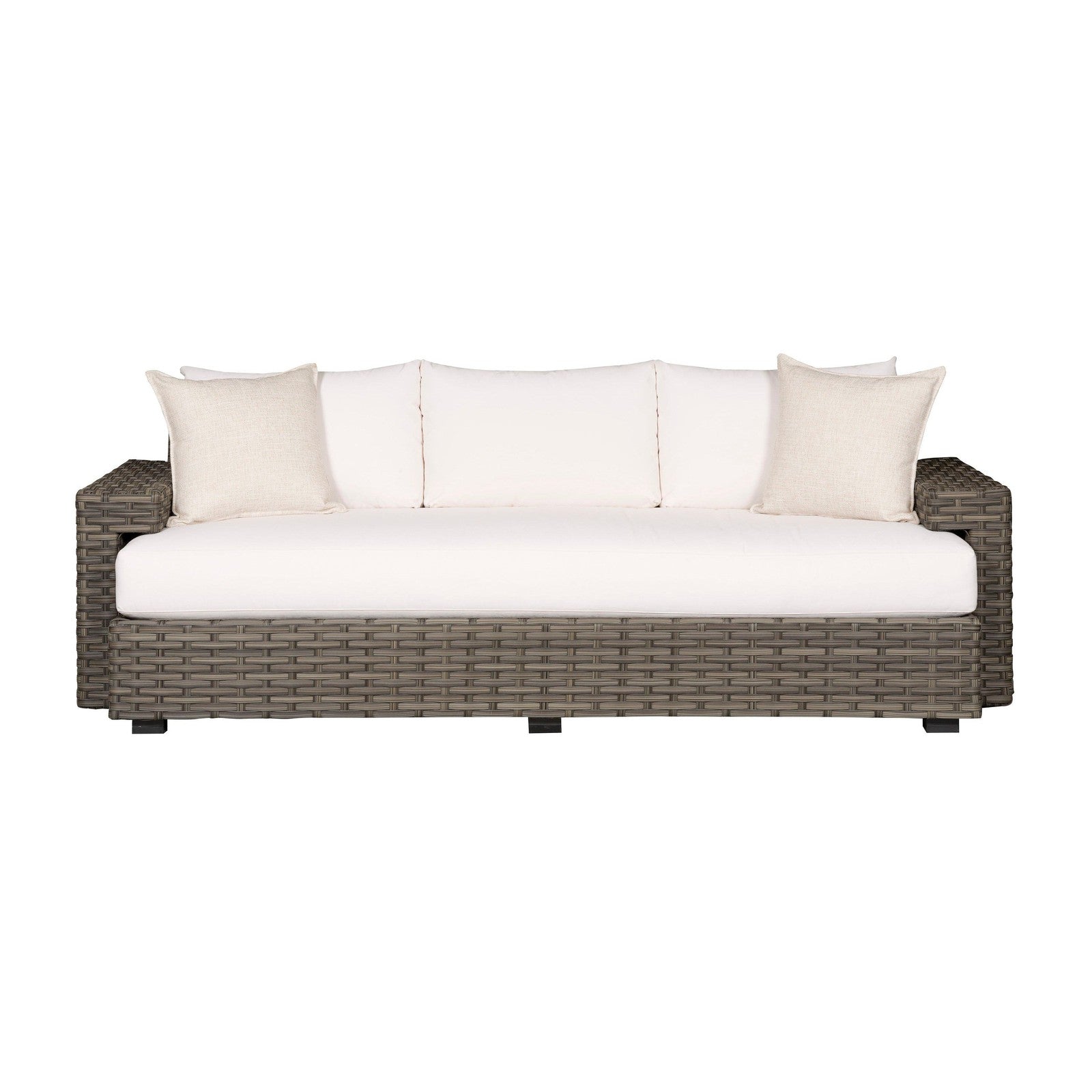 Vanguard Townsend Outdoor Basket Weave Sofa
