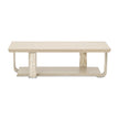 Michael Amini Lotus Bay Rectangular Cocktail Table - Sand