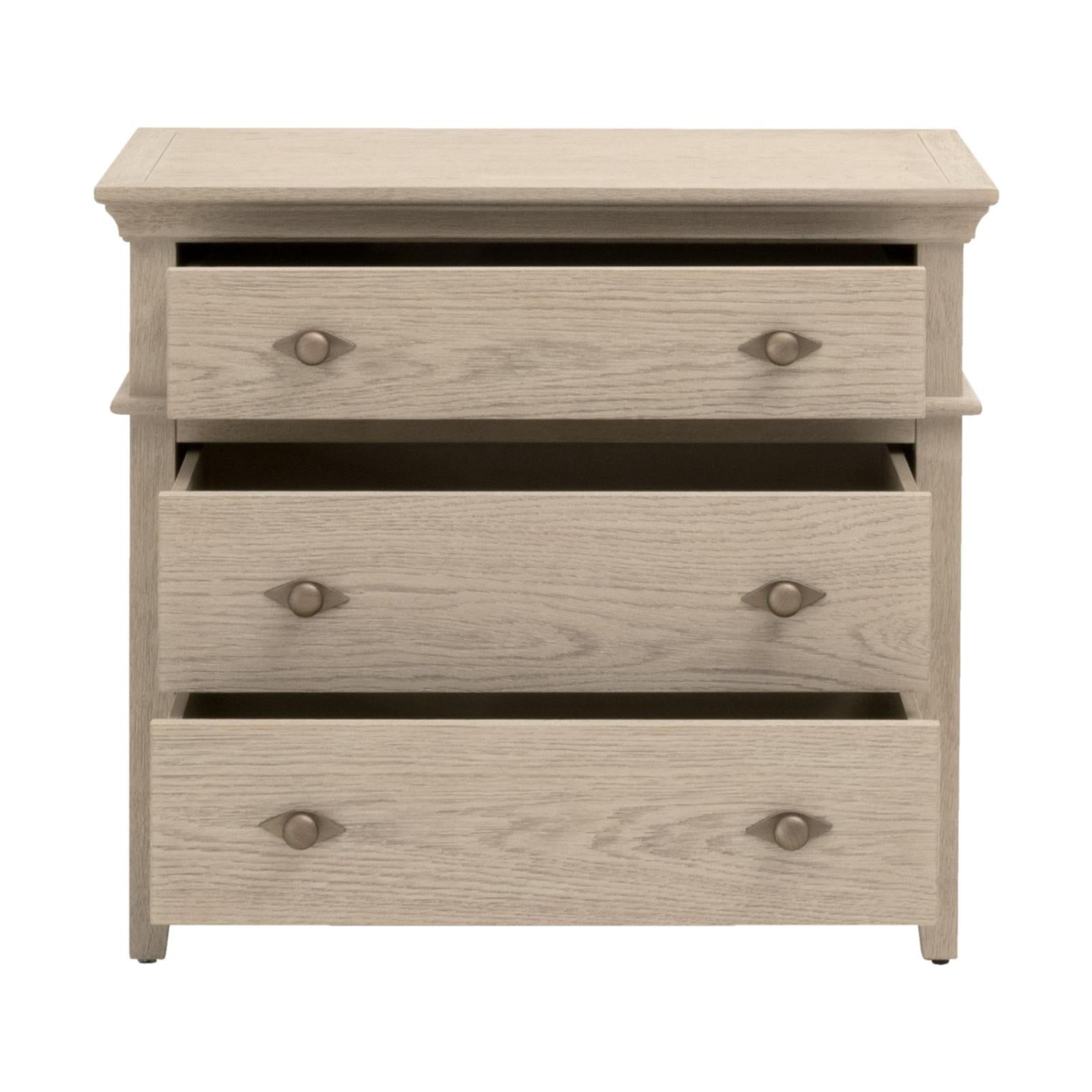 Essentials For Living Oxford 3-Drawer Nightstand