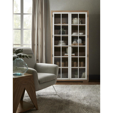 Pulaski Furniture Accents Natural Wood Finish Door Bookcase