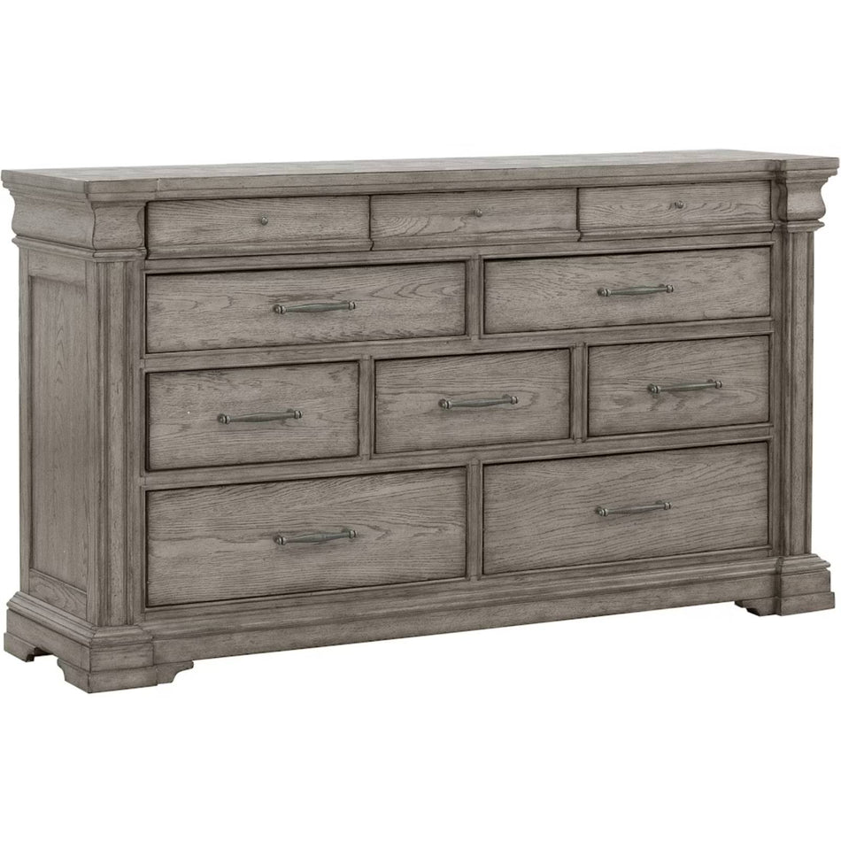 Pulaski Furniture Madison Ridge Heritage Taupe 10 Drawer Dresser