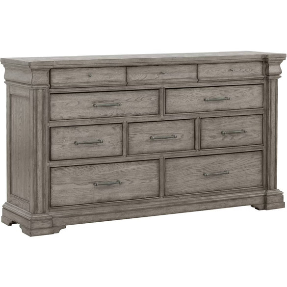 Pulaski Furniture Madison Ridge Heritage Taupe 10 Drawer Dresser