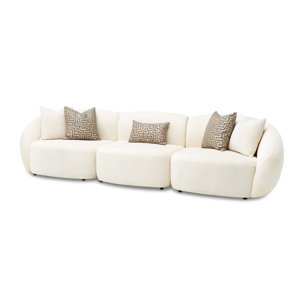 Michael Amini Le Montreaux 5-Piece Modular Sectional - Gardenia