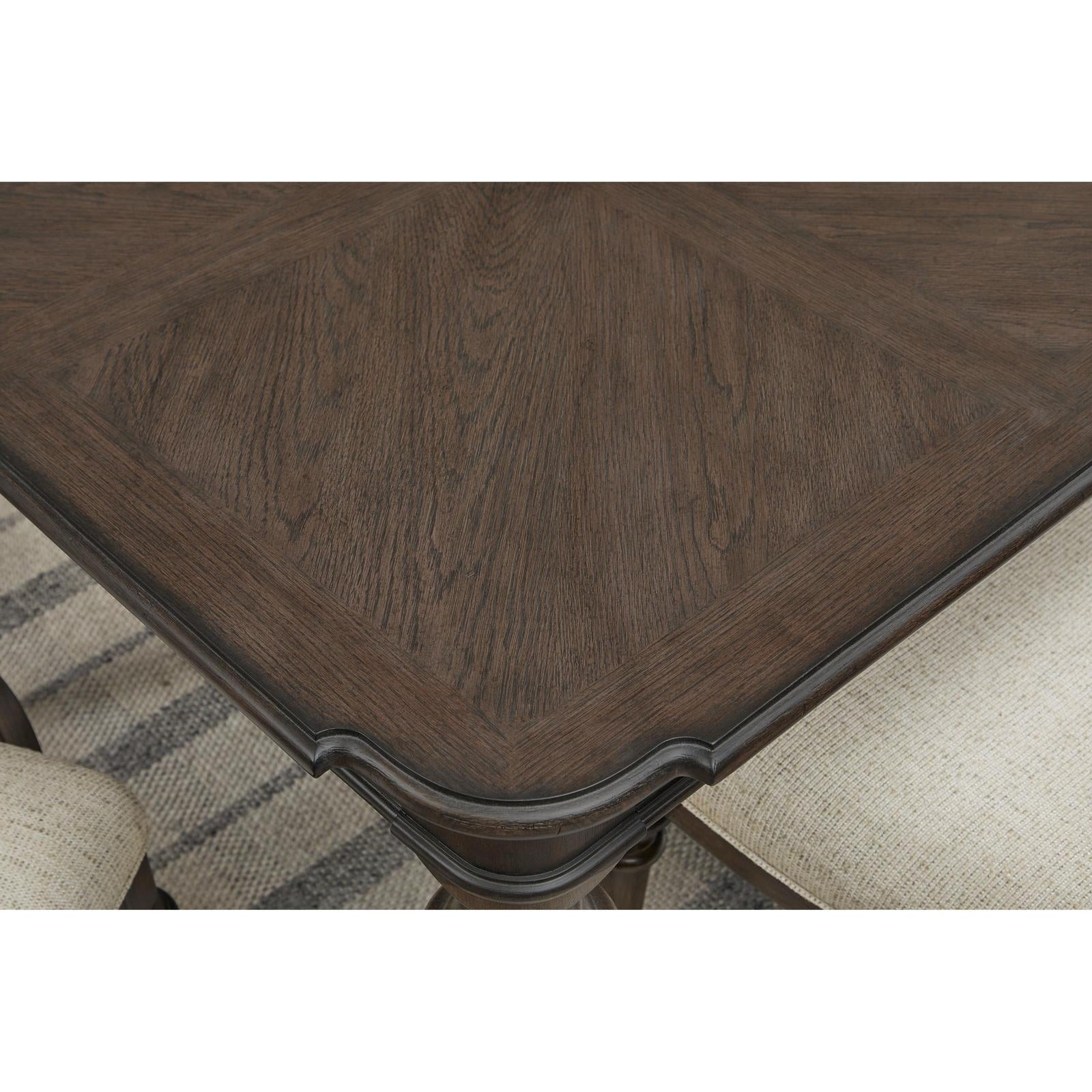 Pulaski Furniture Saddle Creek Timber Brown Extendable Leg Dining Table