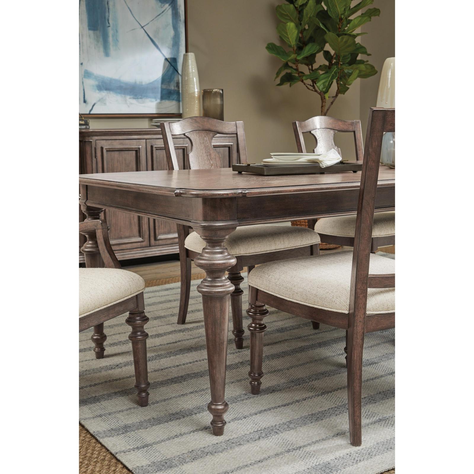 Pulaski Furniture Saddle Creek Timber Brown Extendable Leg Dining Table