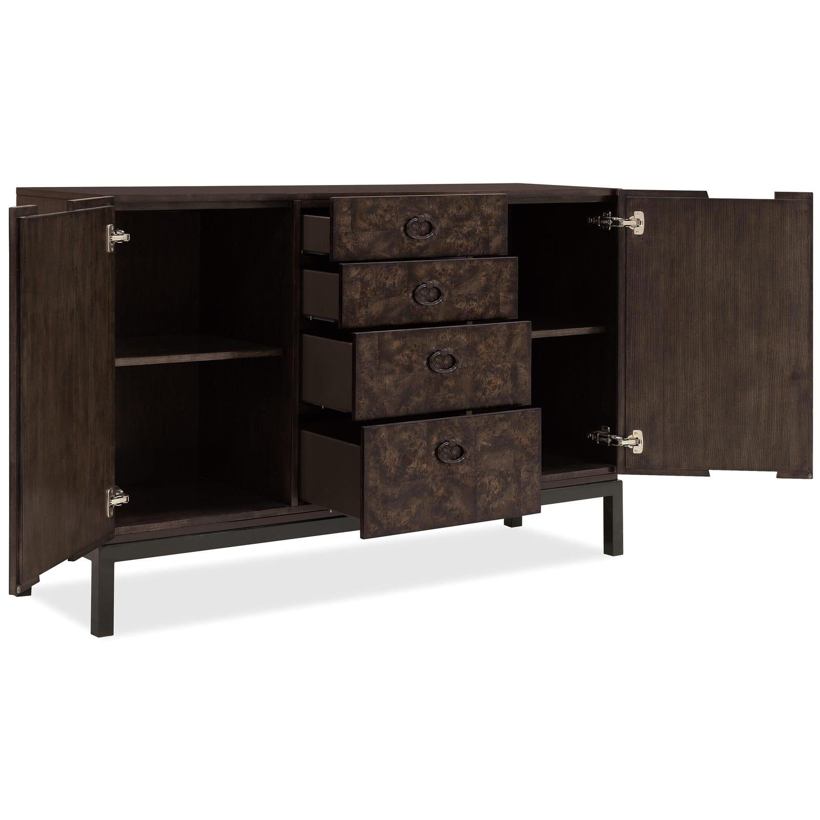 Pulaski Furniture Modern Mosaic Brown Sideboard