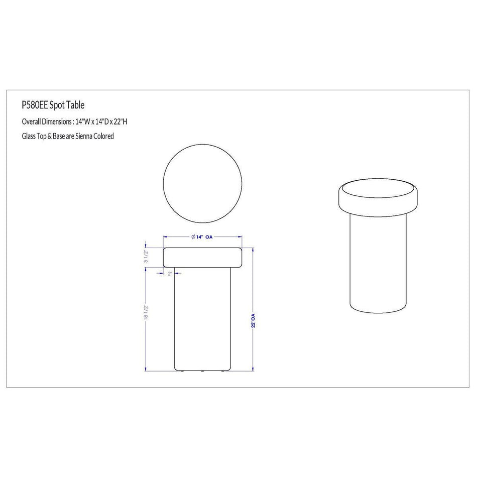 Vanguard Emberly Spot Table