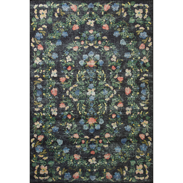Rifle Paper Palais PAL-05 Rug Black