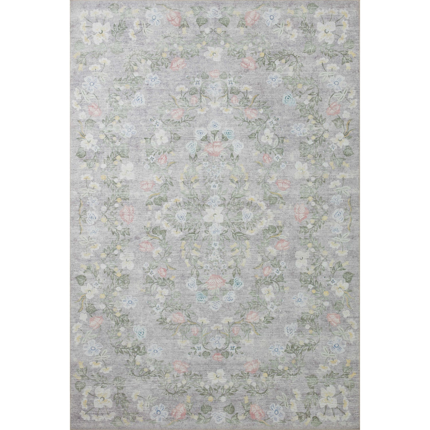 Rifle Paper Palais PAL-05 Rug Grey