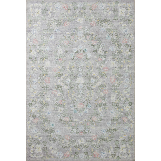 Rifle Paper Palais PAL-05 Rug Grey