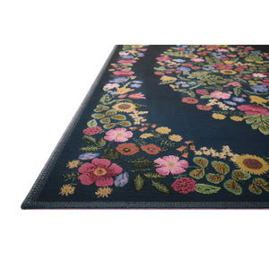 Rifle Paper Perennial PRN-01 Rug Navy