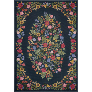 Rifle Paper Perennial PRN-01 Rug Navy