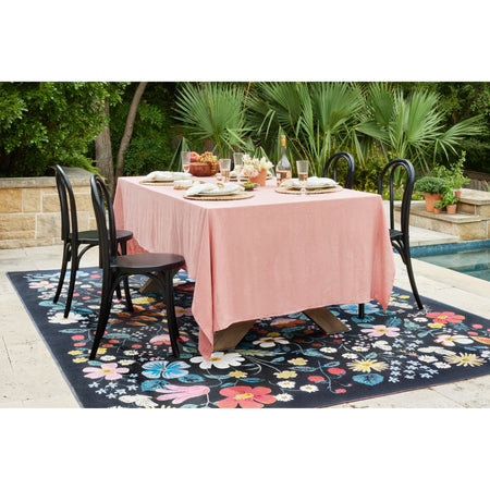 Rifle Paper Perennial PRN-02 Rug Black