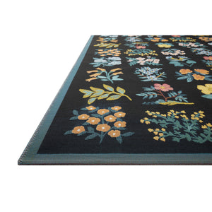 Rifle Paper Perennial PRN-03 Rug Black