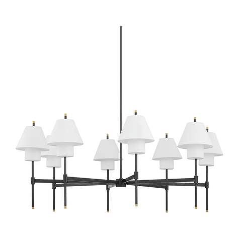 Hudson Valley Lighting Glenmoore 8 Light 48.5 inch Chandelier Ceiling Light Clearance