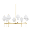 Hudson Valley Lighting Glenmoore 8 Light 48.5 inch Chandelier Ceiling Light Clearance