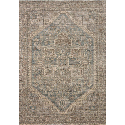 Loloi Priscilla PRL-04 Blue / Bark Rug
