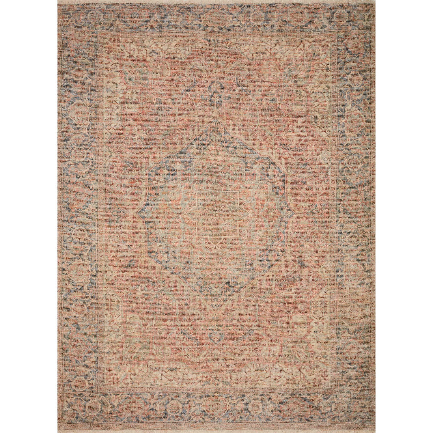 Loloi Priya PRY-07 Brick / Navy Rug
